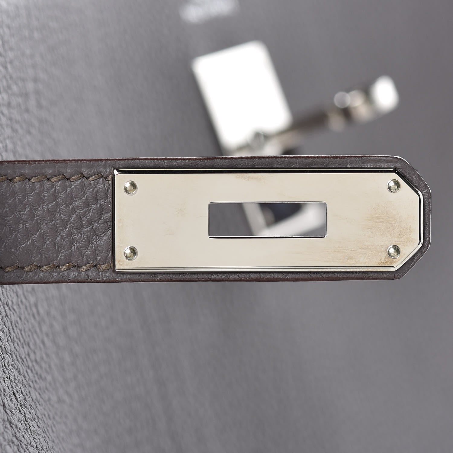 Hermes Togo Kelly Retourne 35 Etain 15 of 33