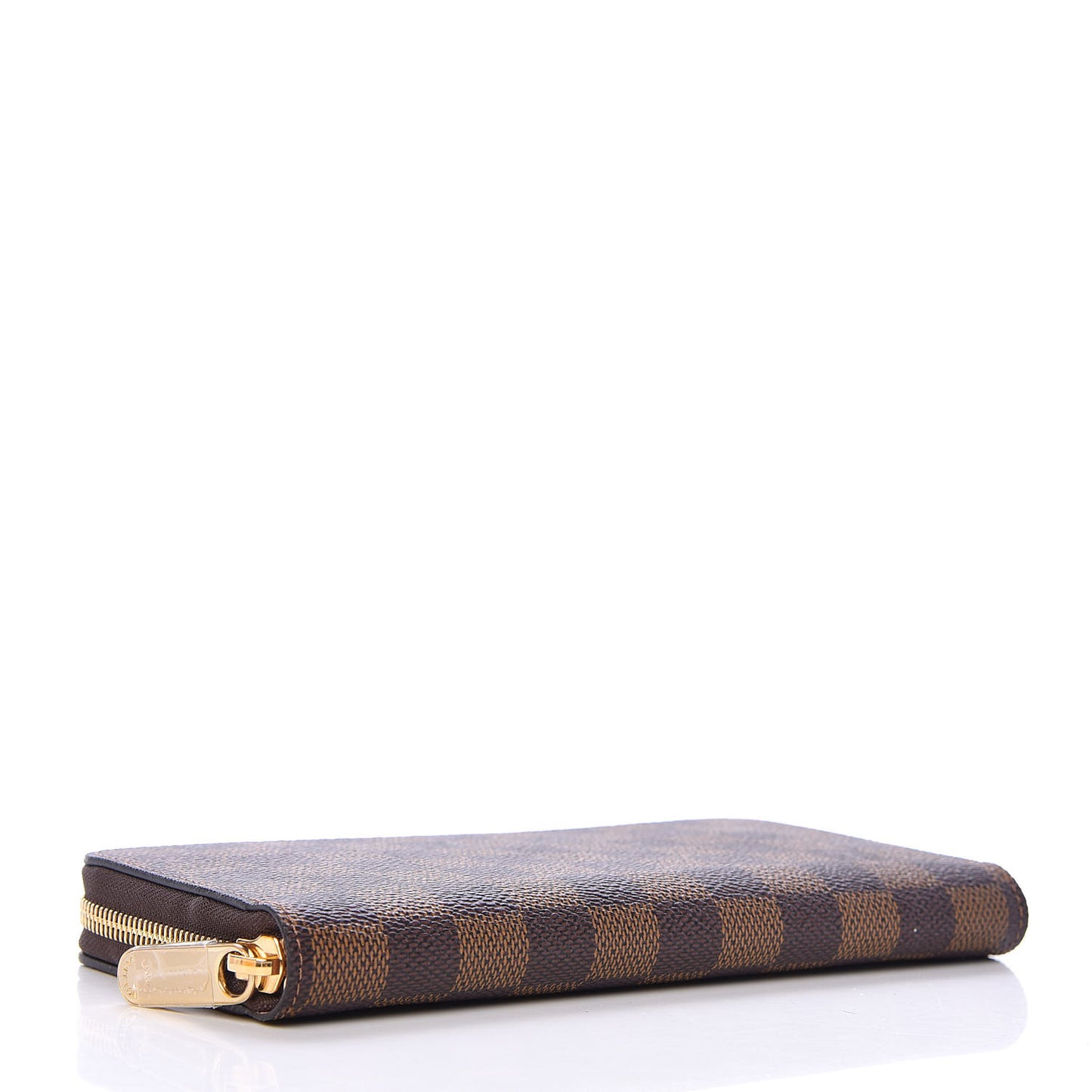 Damier Ebene Zippy Wallet Rose Ballerine