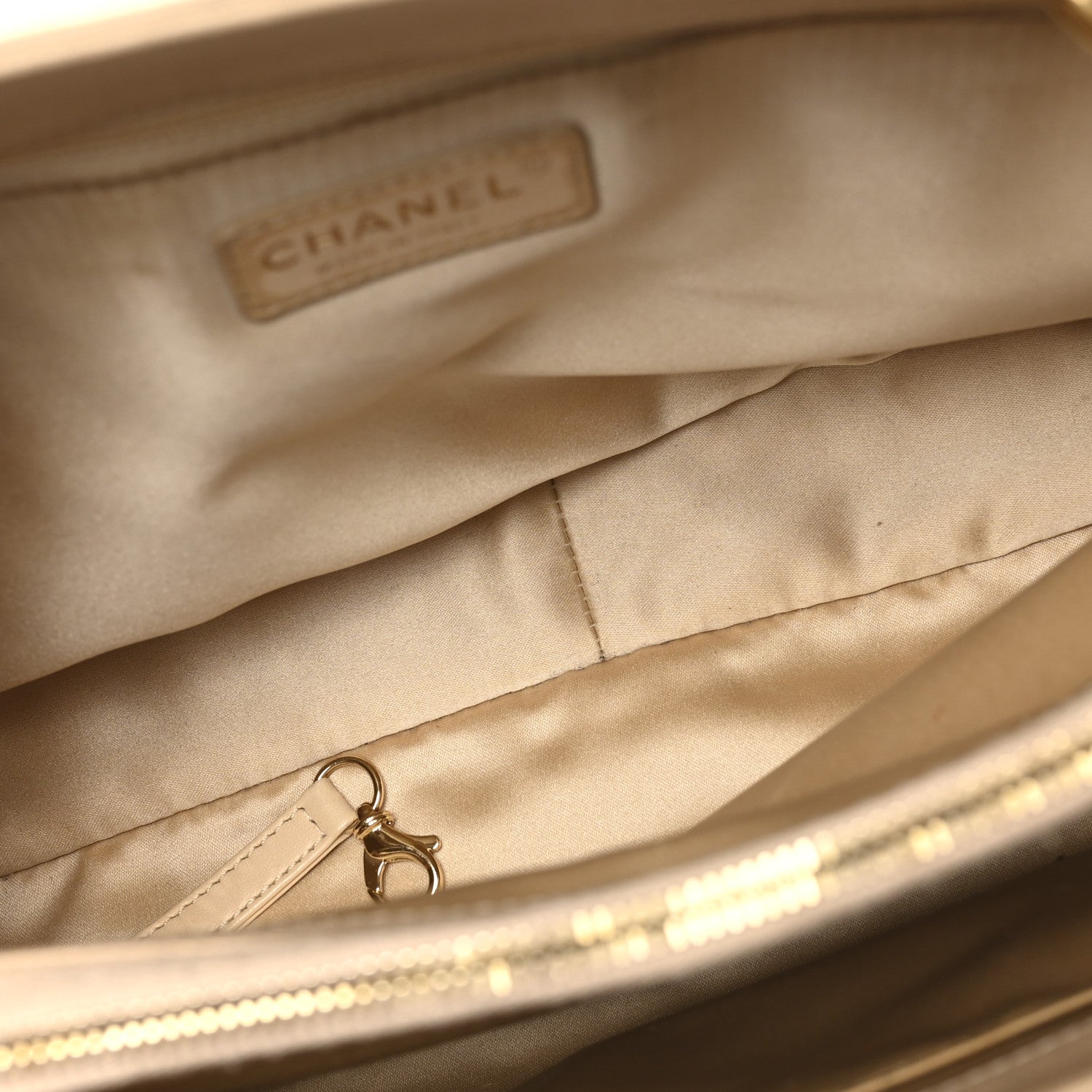 Chanel Caviar Quilted Grand Shopping Tote GST Beige Clair 5 of 10