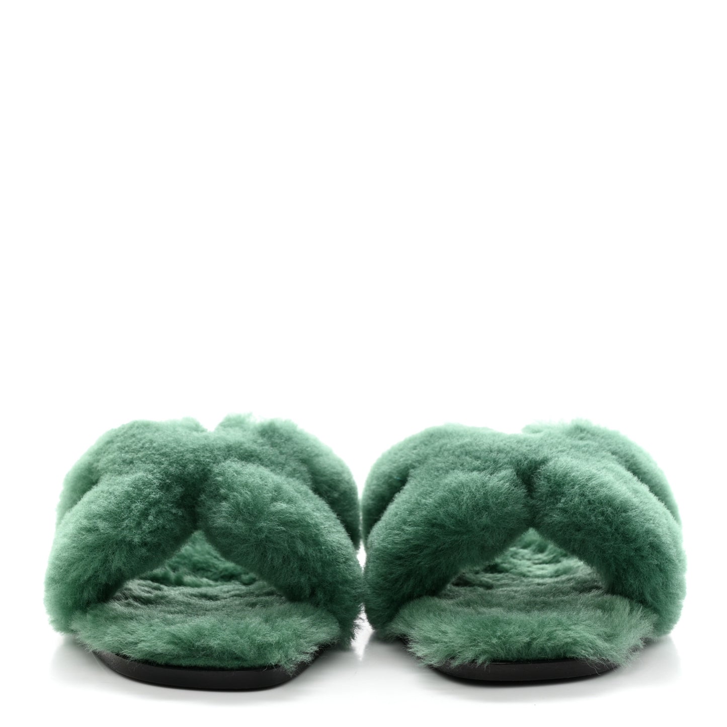 Woolskin Oran Sandals 38 Vert Anglais