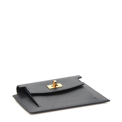 Hermes Epsom Kelly Pocket Compact Wallet Black 3 of 6