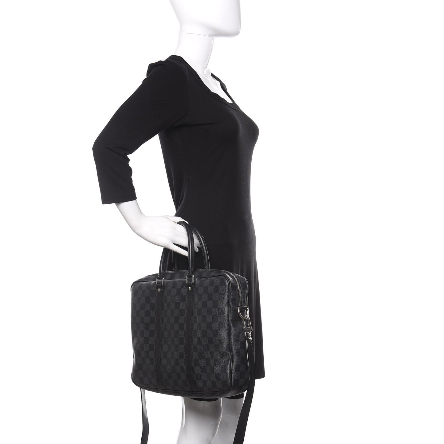 Damier Graphite Porte Documents Voyage PM