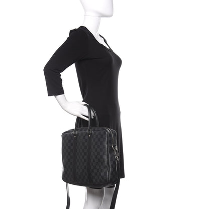 Louis Vuitton Damier Graphite Porte Documents Voyage PM 3 of 16