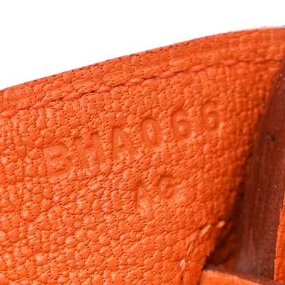 Hermes Togo Birkin 25 Orange 7 of 11