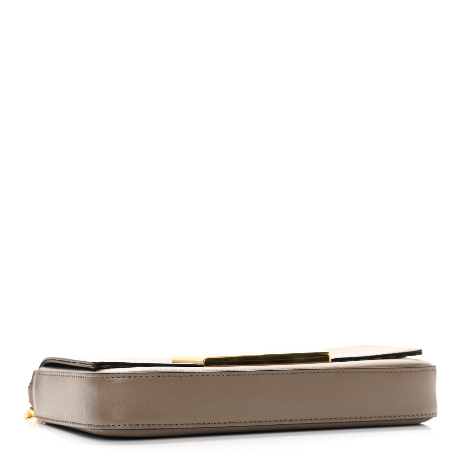Fendi Vitello Palmellato Wallet on Chain with Pouches Tartufo 5 of 12