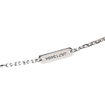Van Cleef & Arpels 18K White Gold Mother of Pearl Vintage Alhambra Pendant Necklace 6 of 7