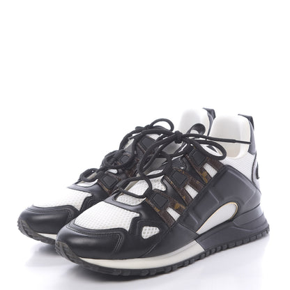 Louis Vuitton Calfskin Monogram Run Away Sneakers 39 Black 3 of 8