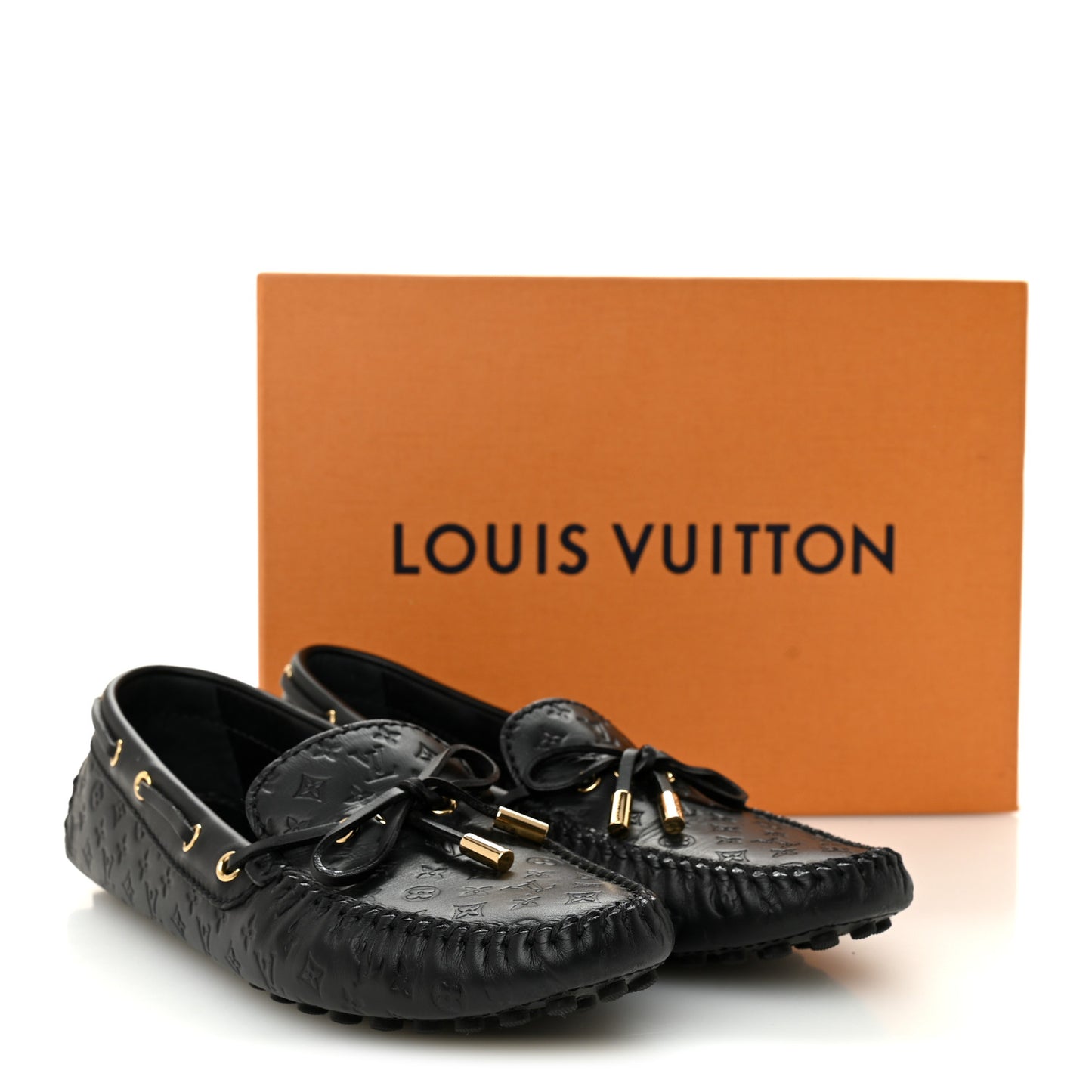 Empreinte Monogram Gloria Flat Loafers 40 Black