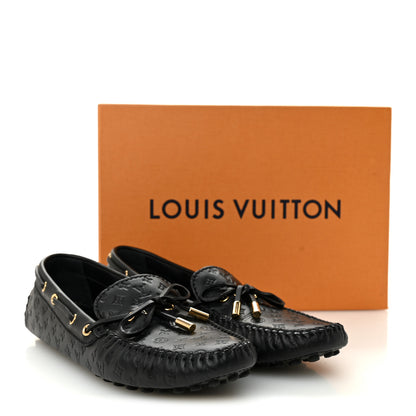 Louis Vuitton Empreinte Monogram Gloria Flat Loafers 40 Black 10 of 10