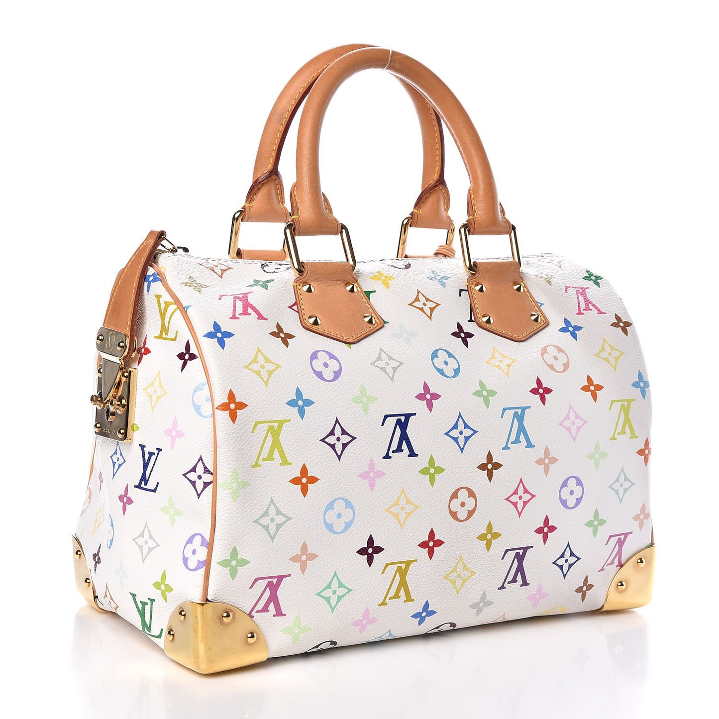Monogram Multicolor Speedy 30 White