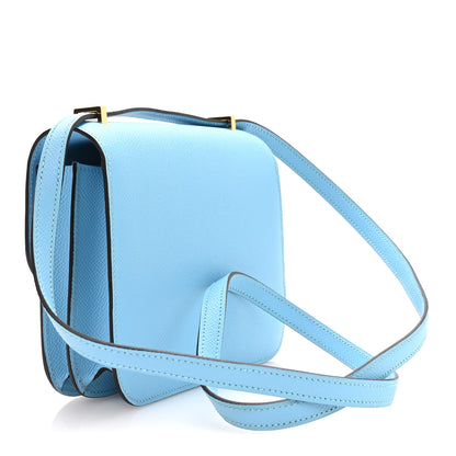 Hermes Epsom Constance 18 Celeste 4 of 12