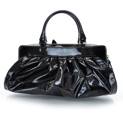 Valentino Garavani Coated Canvas Lacca Fleur Frame Bag Black 3 of 8
