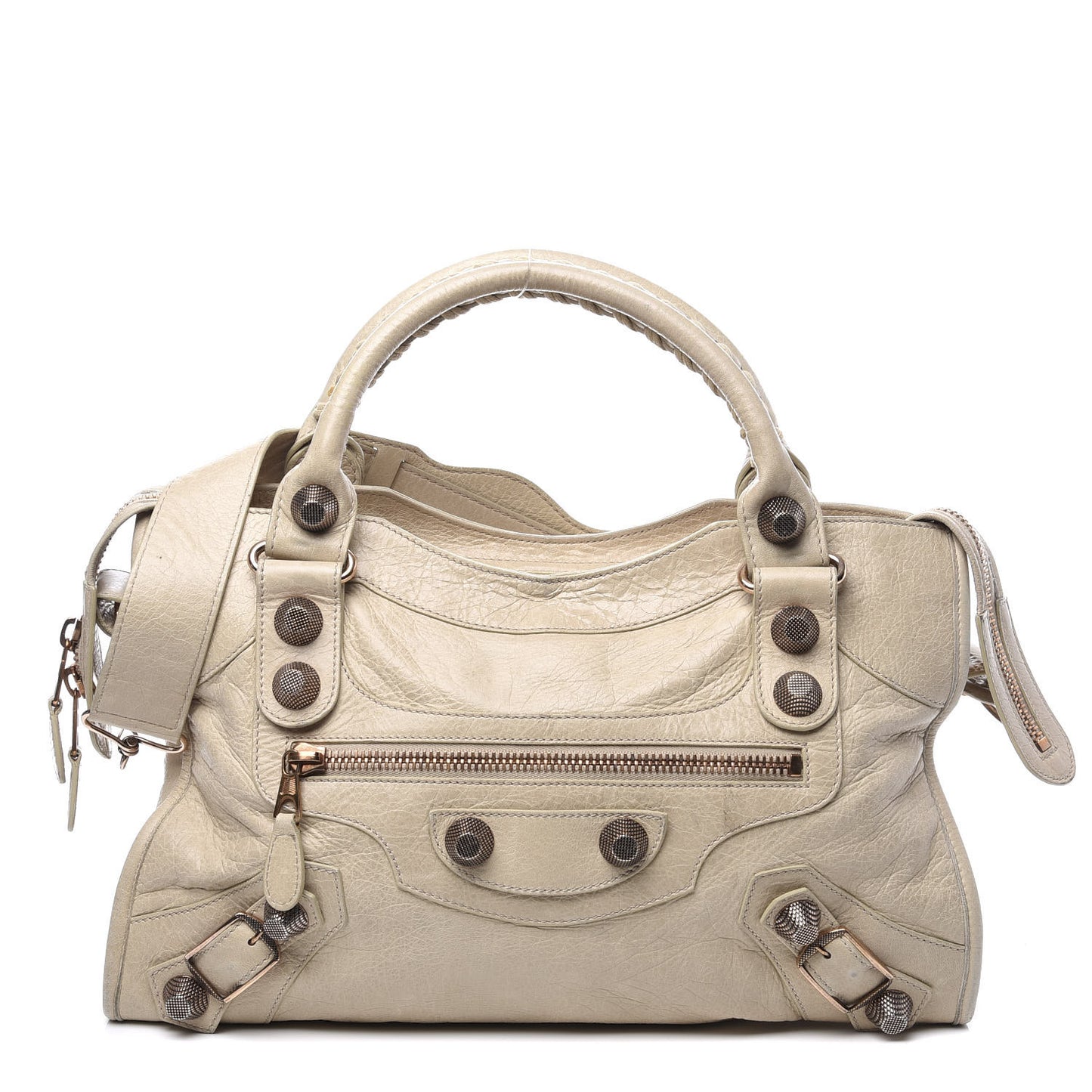 Agneau Giant 21 Rose Gold Hardware City Praline