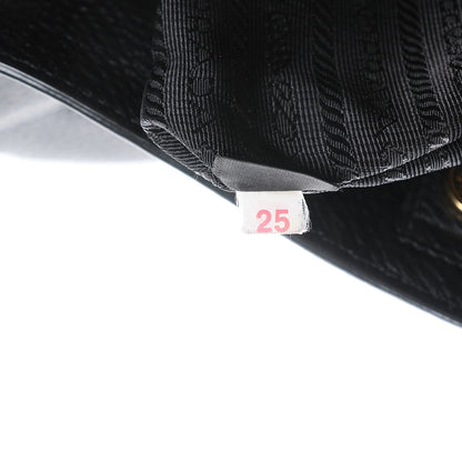 Prada Vitello Daino Tote Nero Black 9 of 9