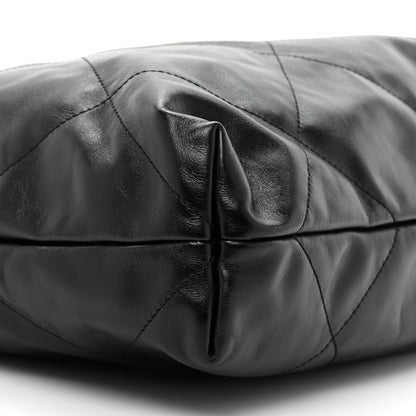 Chanel Shiny Calfskin Quilted Chanel 22 Black 11 of 11