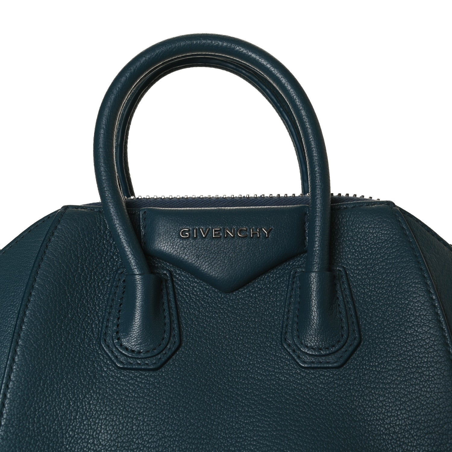 Givenchy Sugar Goatskin Mini Antigona Oil Blue 11 of 16