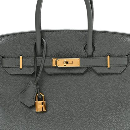 Hermes Togo Birkin 30 Vert Amande 8 of 11