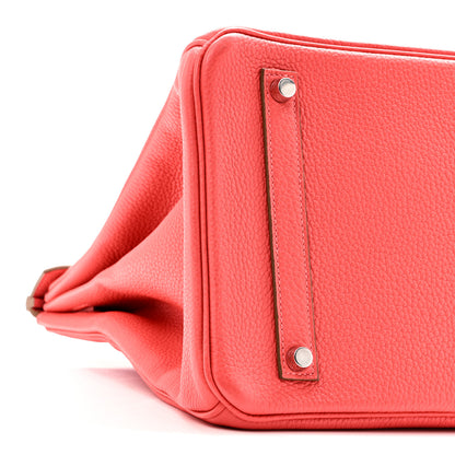 Hermes Taurillon Clemence Birkin 35 Rose Jaipur 9 of 11