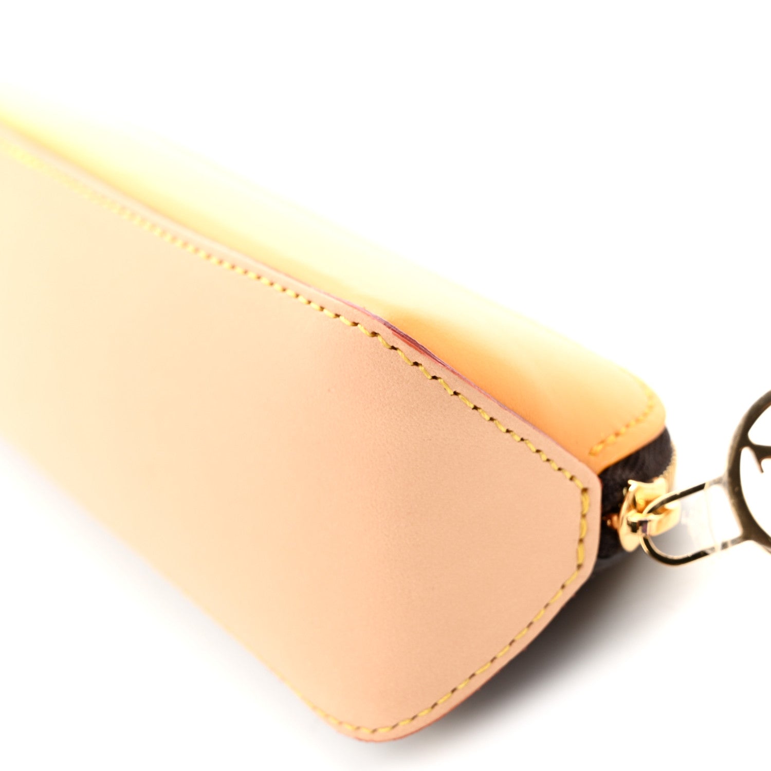 Louis Vuitton Monogram 2022 Christmas Animation New York Soho Pencil Pouch Yellow Yellow 7 of 8