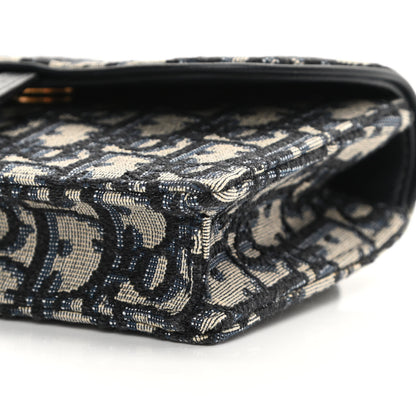Christian Dior Oblique Saddle Belt Bag Blue 9 of 11