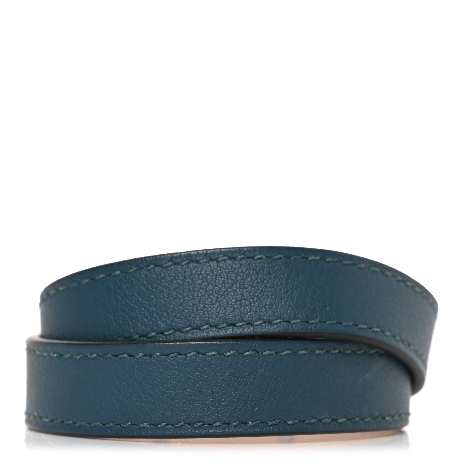 Hermes Swift Kelly Double Tour Bracelet S Bleu Agate 3 of 5