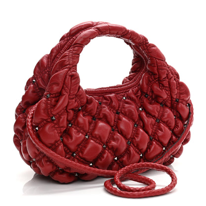 Valentino Garavani Nappa Small Spikeme Hobo Bag Rosso Valentino 3 of 9