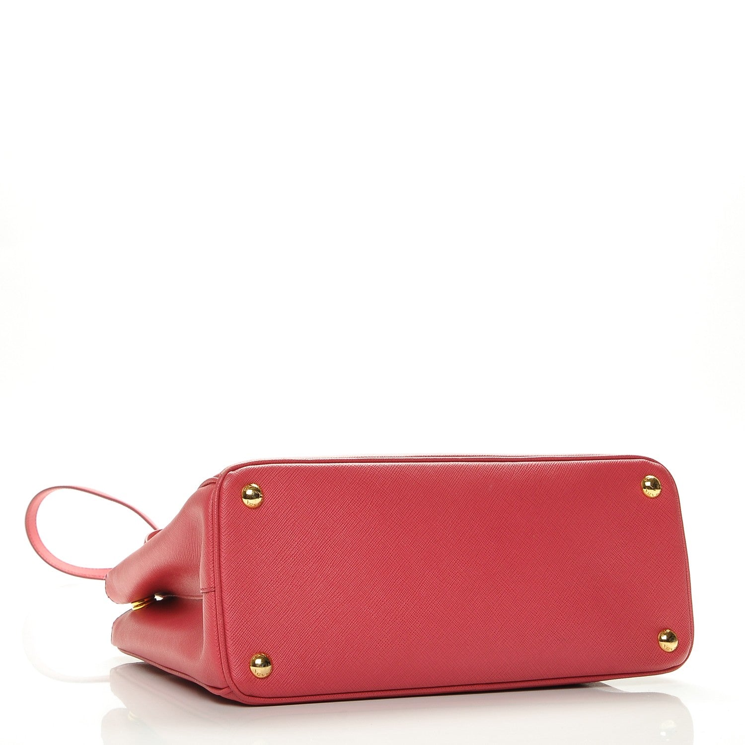 Prada Saffiano Small Galleria Double Zip Tote Peonia 4 of 16