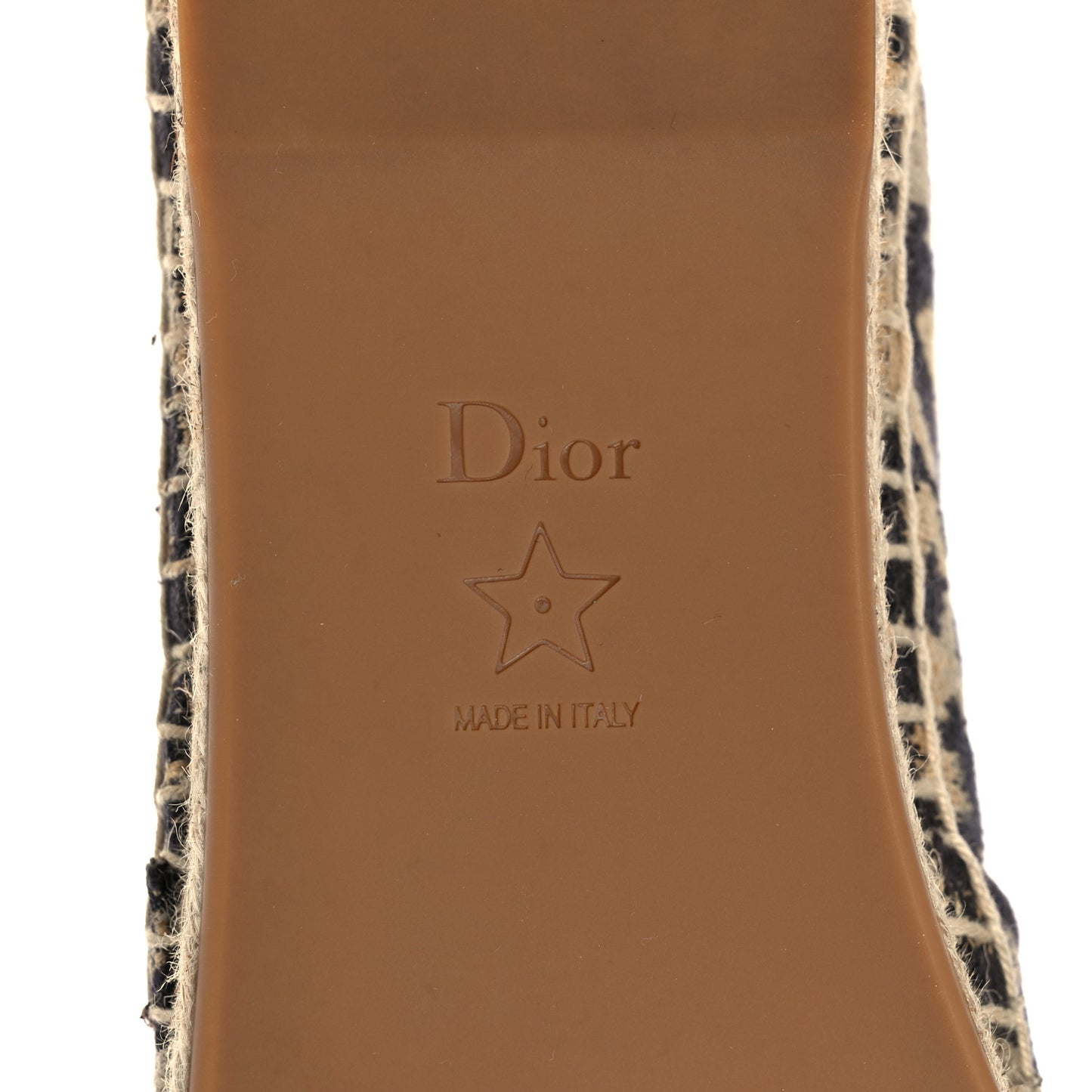 Cotton Embroidered Leopard Print Granville Espadrille 40 Natural
