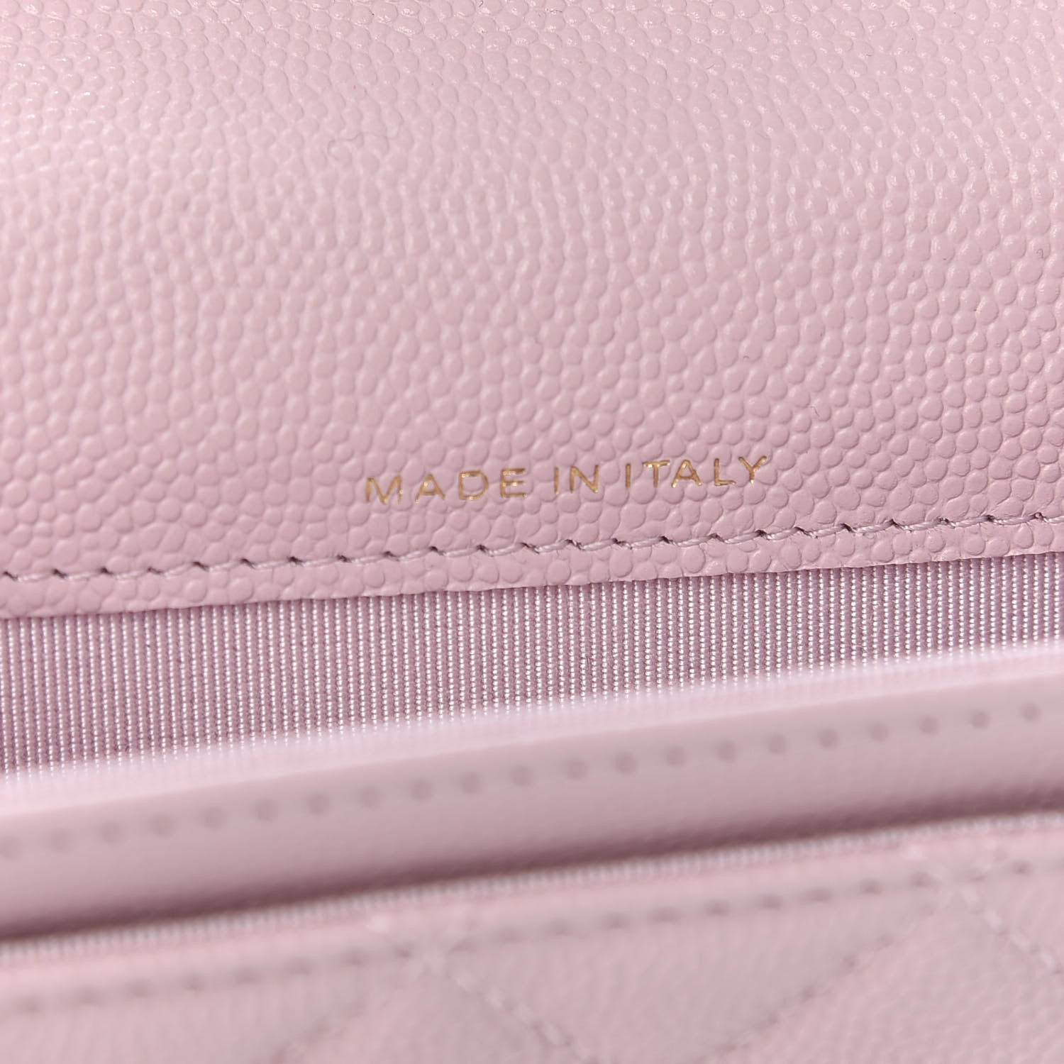 Chanel Caviar Quilted Flap Card Holder Wallet Light Pink 7 of 9