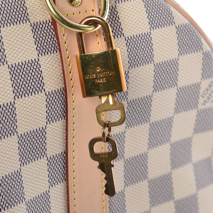 Louis Vuitton Damier Azur Keepall Bandouliere 45 8 of 12