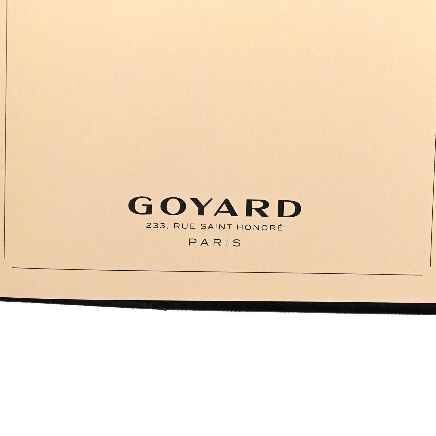 Goyardine Agenda Cover Black