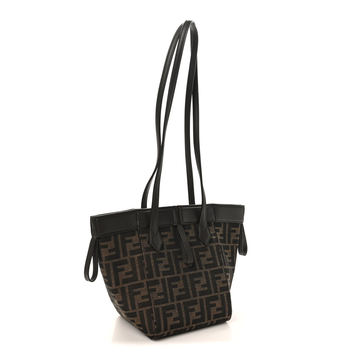 Fendi Fabric Jacquard Vitello Grace FF 1974 Mini Fendi Origami