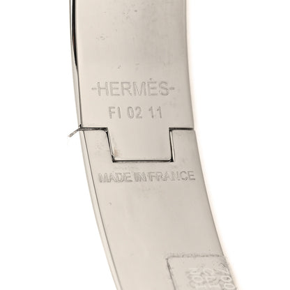 Hermes Enamel Narrow Clic Clac H Bracelet GM Black 5 of 5
