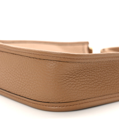 Hermes Taurillon Clemence Amazone Evelyne TPM Chai 8 of 9