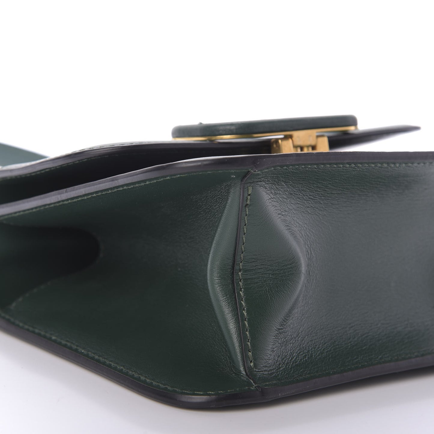 Smooth Calfskin Small VSling Shoulder Bag Green