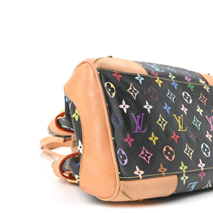 Louis Vuitton Monogram Multicolor Claudia Black 9 of 10