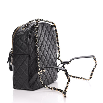Chanel Caviar Quilted Large CC Day Backpack Black 3 of 10
