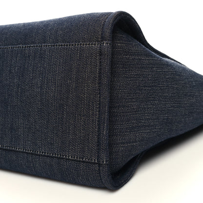 Chanel Denim Medium Deauville Tote Dark Blue 10 of 12