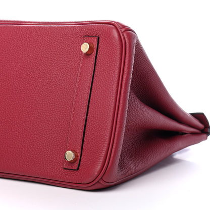 Hermes Togo Birkin 30 Rouge Grenat 10 of 10