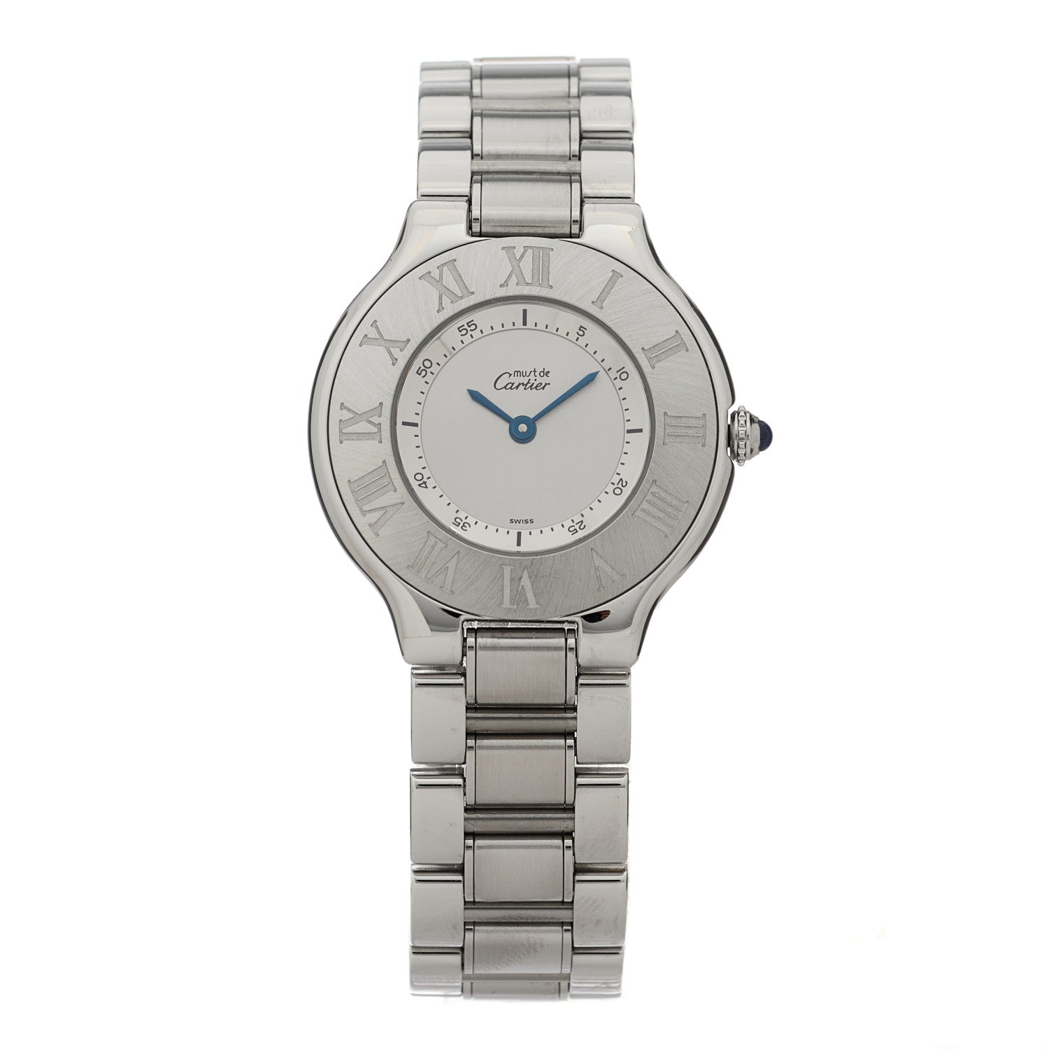 Cartier Stainless Steel 31mm Must De 21 Quartz Watch 1 of 4