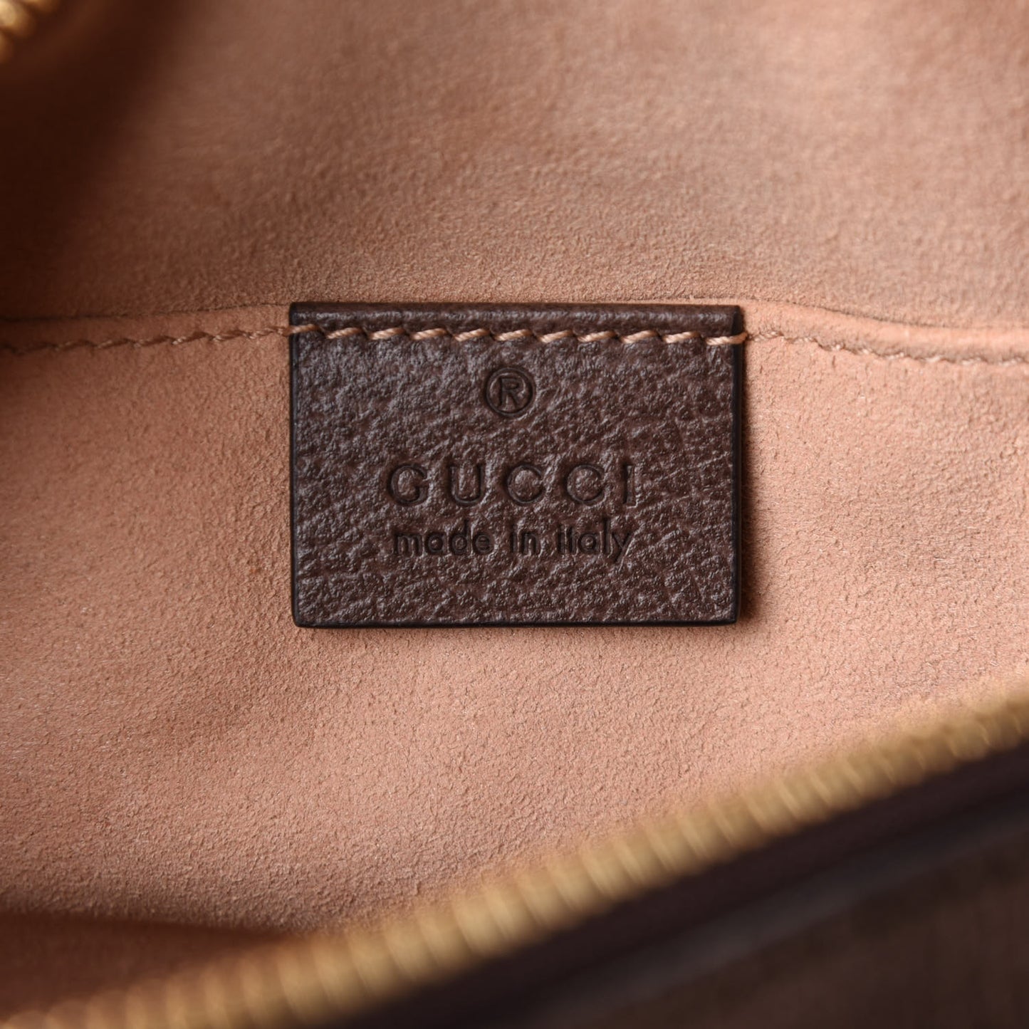 GG Supreme Monogram Web Small Ophidia Boston Bag Beige New Acero