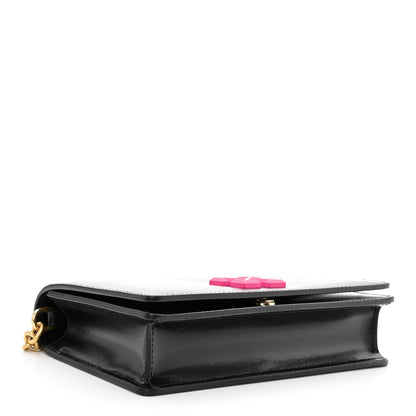 Off-White Calfskin Jitney 0.5 Crossbody Bag Black 4 of 9