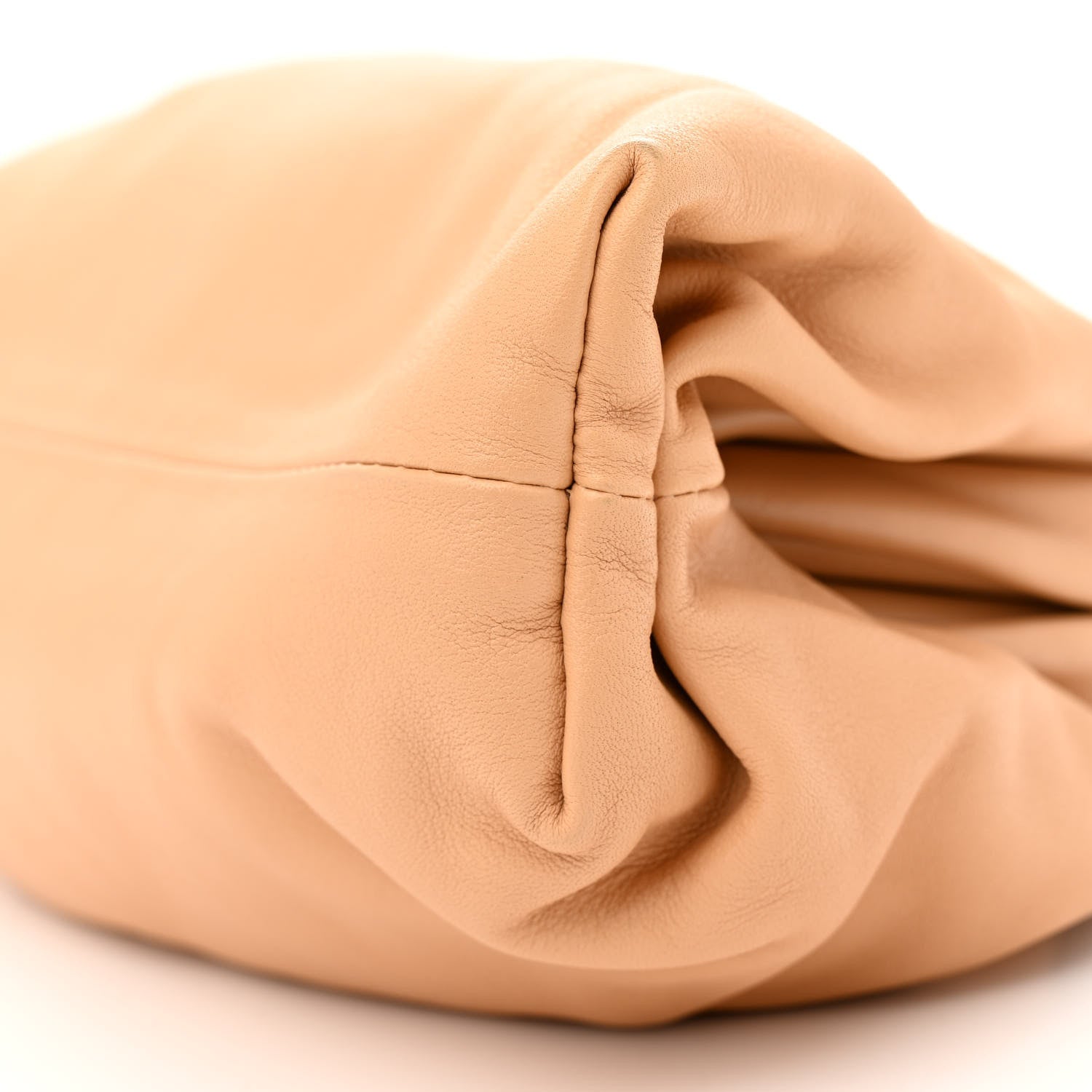 Bottega Veneta Calfskin Teen Pouch Almond 9 of 10