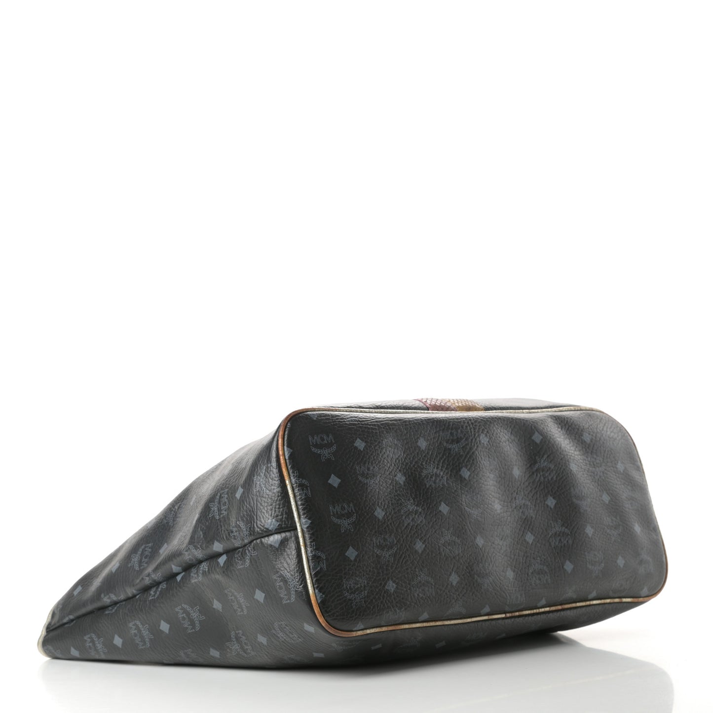 Visetos Striped Munich Lion Tote Black