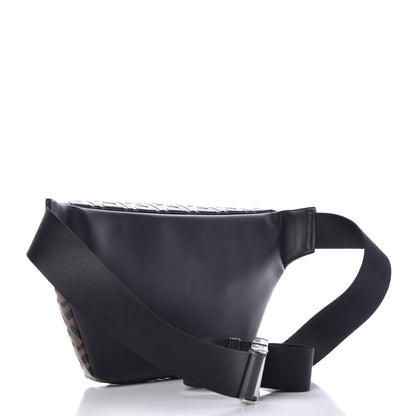 Fendi Vitello Century Bi-Color FF 1974 Embossed Belt Bag Maya Black 3 of 9