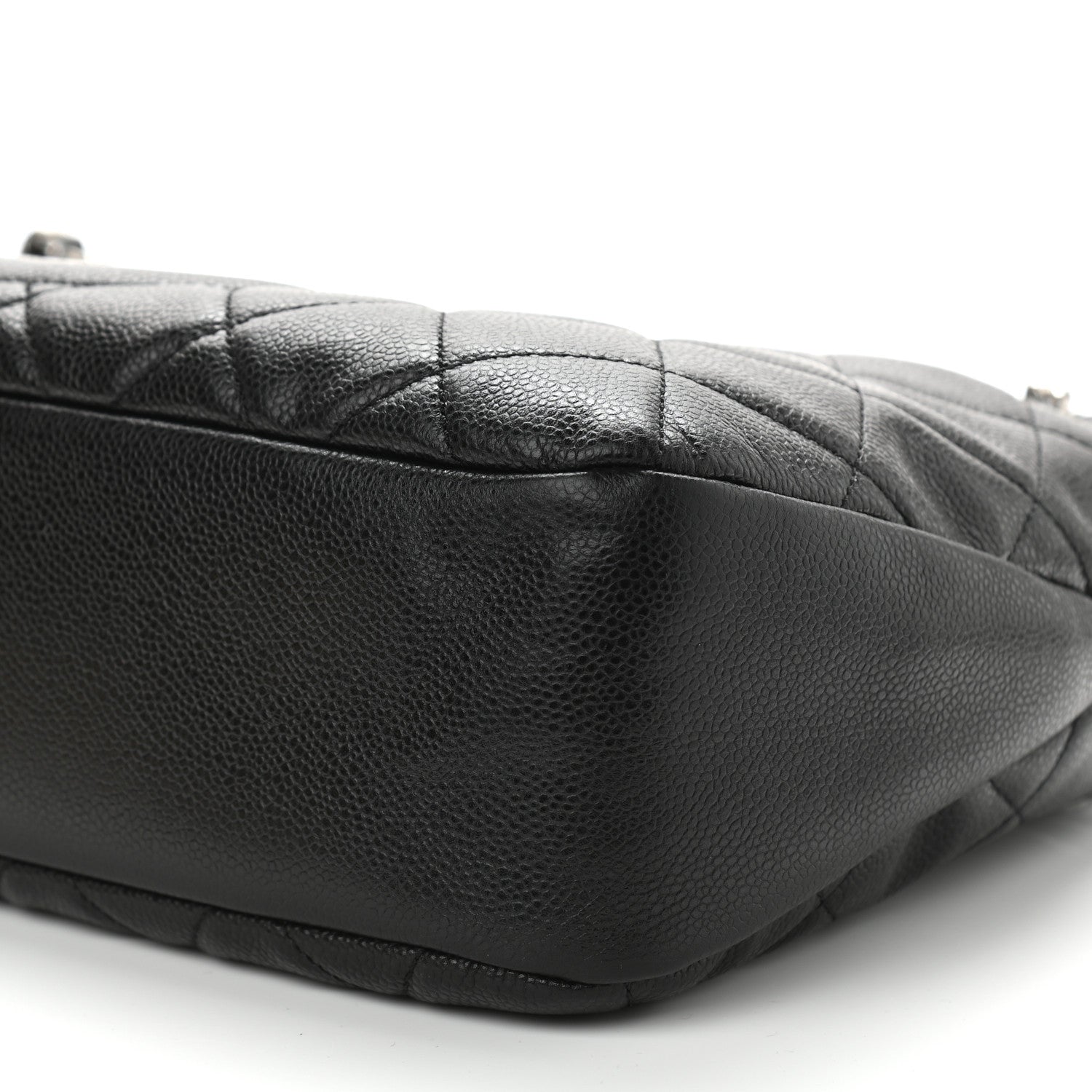 Chanel Caviar Quilted CC Timeless Soft Tote Black 10 of 10