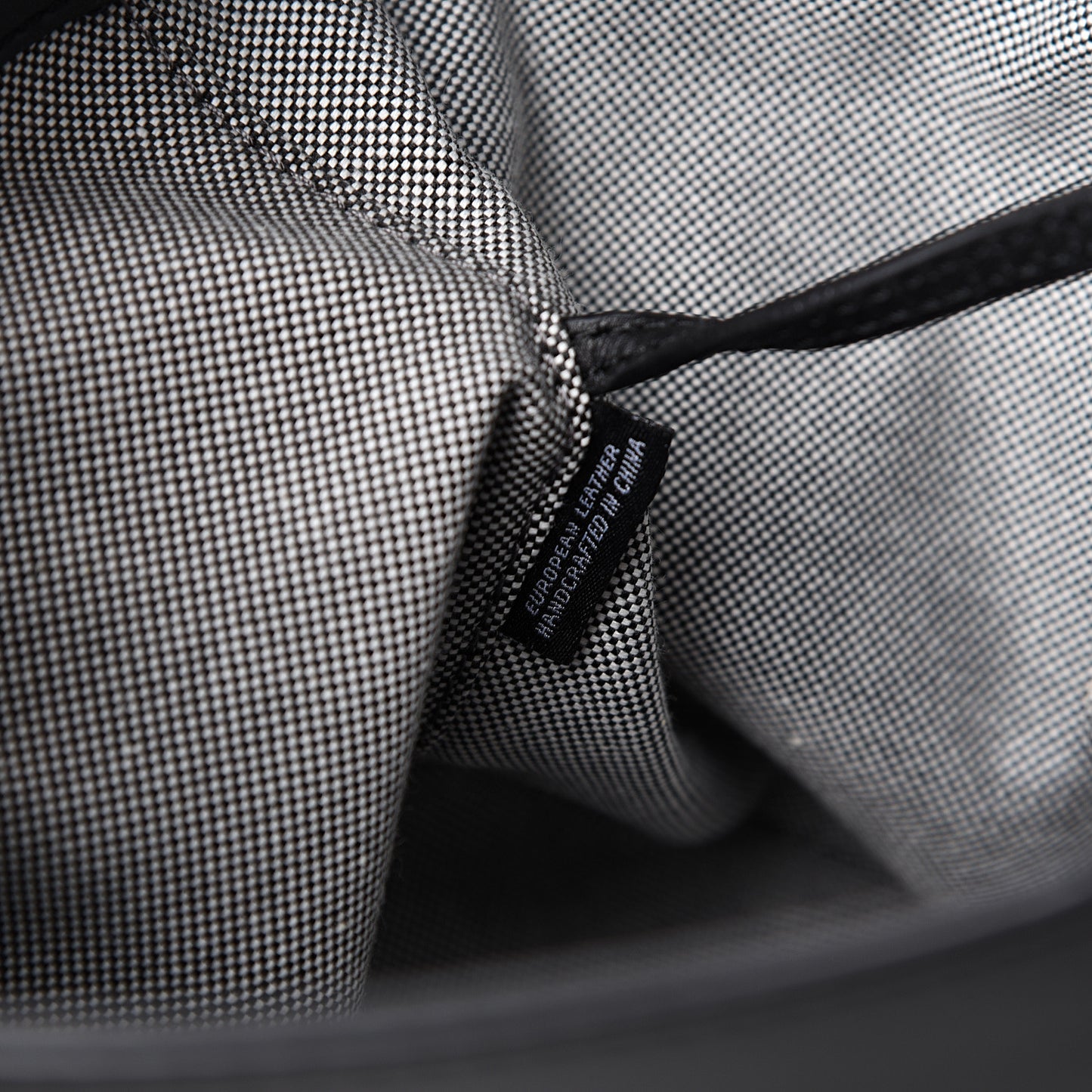 Calfskin Roxy Large Chain Bucket Black Silver Hardware