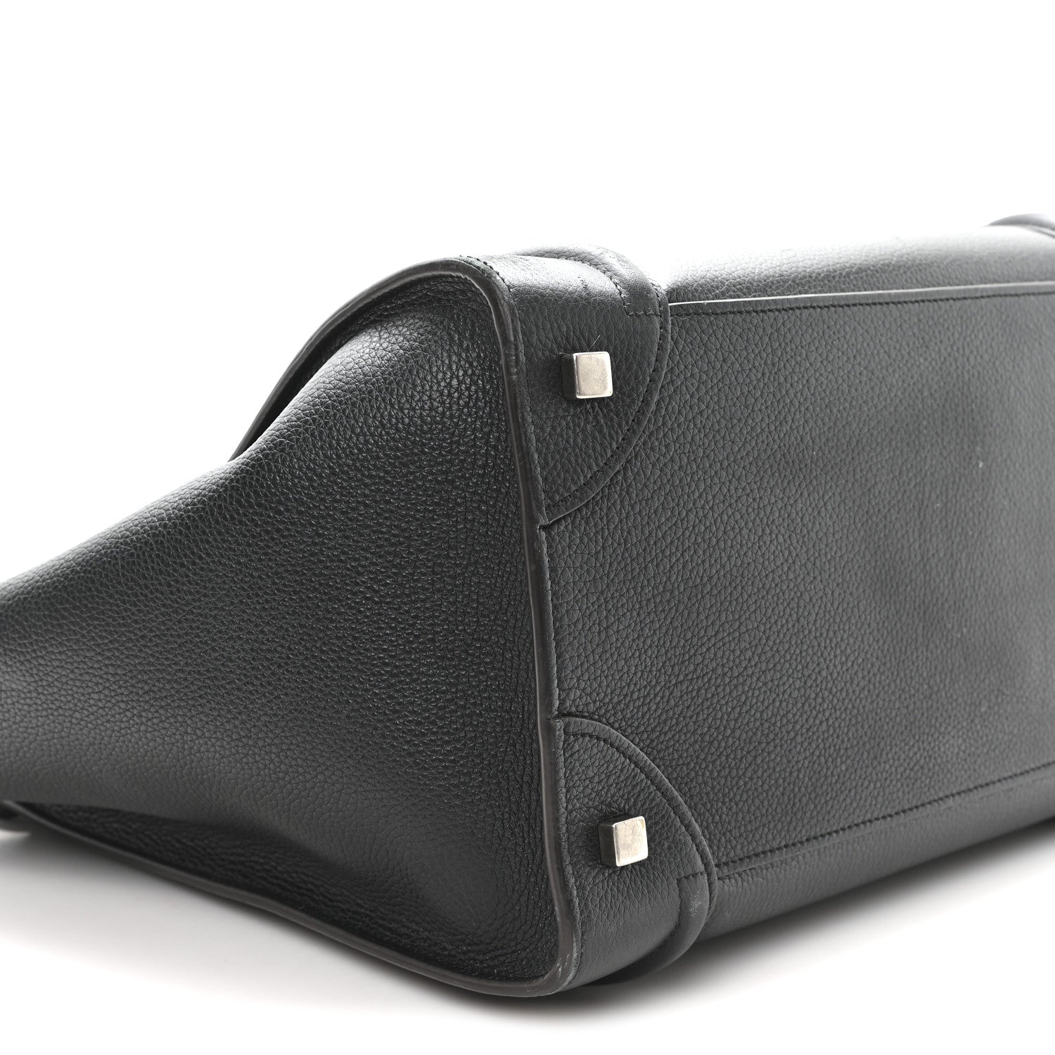 Celine Drummed Calfskin Mini Luggage Black 8 of 12