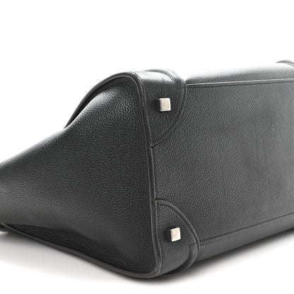 Celine Drummed Calfskin Mini Luggage Black 8 of 12