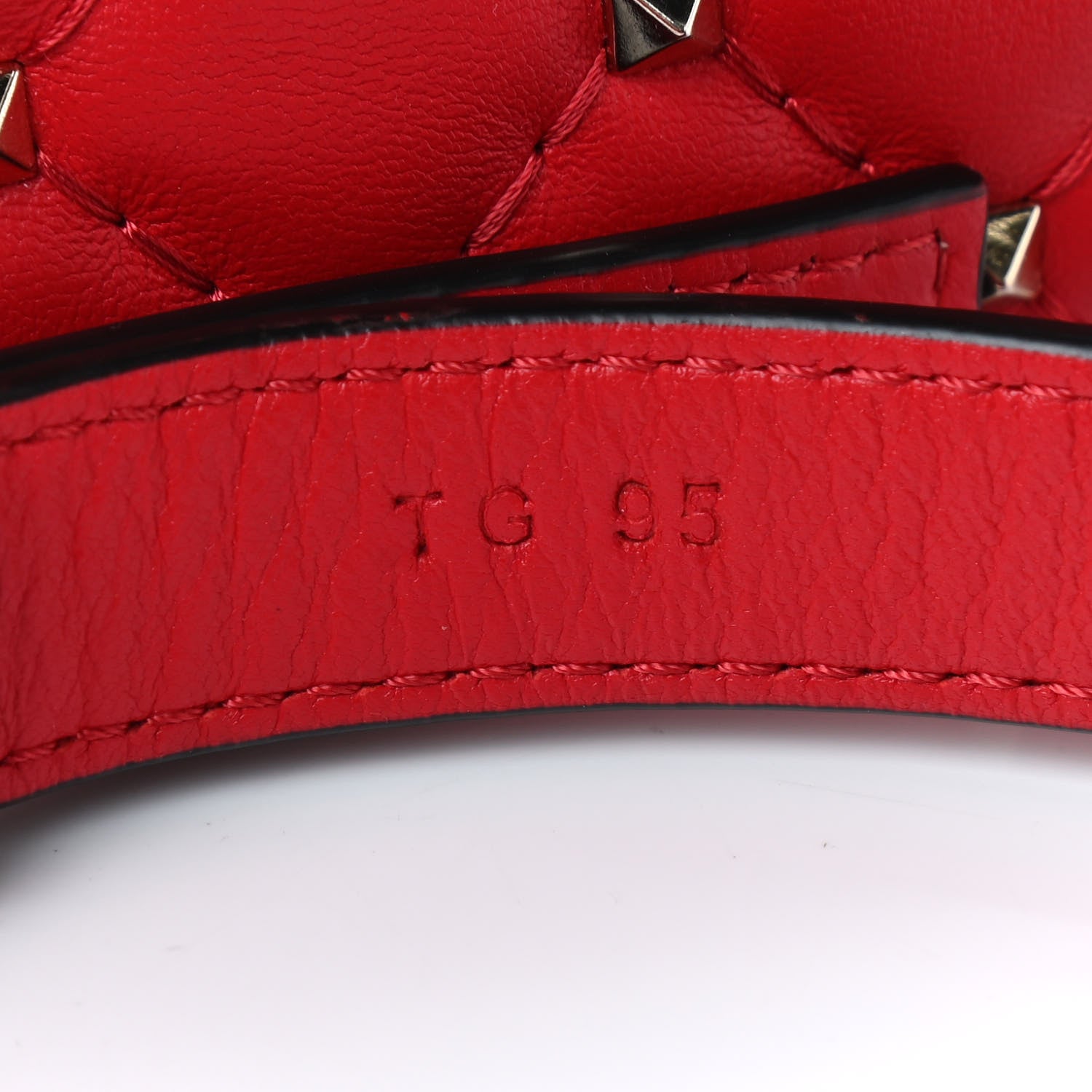 Valentino Garavani Nappa Rockstud Spike Belt Bag Rouge Pur 7 of 10